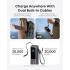 Anker Zolo Power Bank 165W, 25,000mAh Portable Charger with Triple 100W USB-C Ports for Multi-Device Charging, Built-in and Retractable Cables, for iPhone 16/15 Series, MacBook, Samsung, and Laptop's - Black